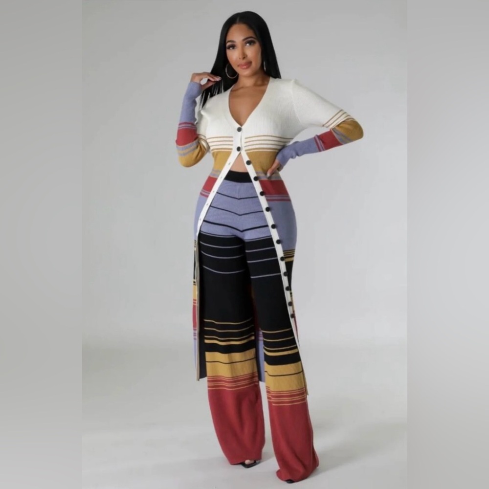KOSMIOS Knit Pant Set